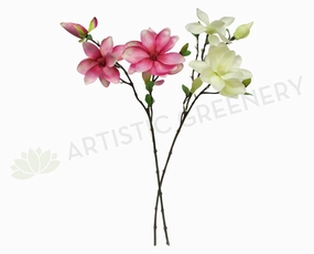 F0069 Magnolia Spray 84cm Pink / White outdoor greenery  