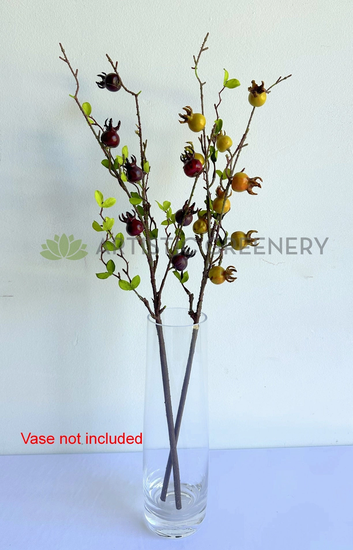 F0081 Mini Pomegranate  Spray 61cm 2 Colours