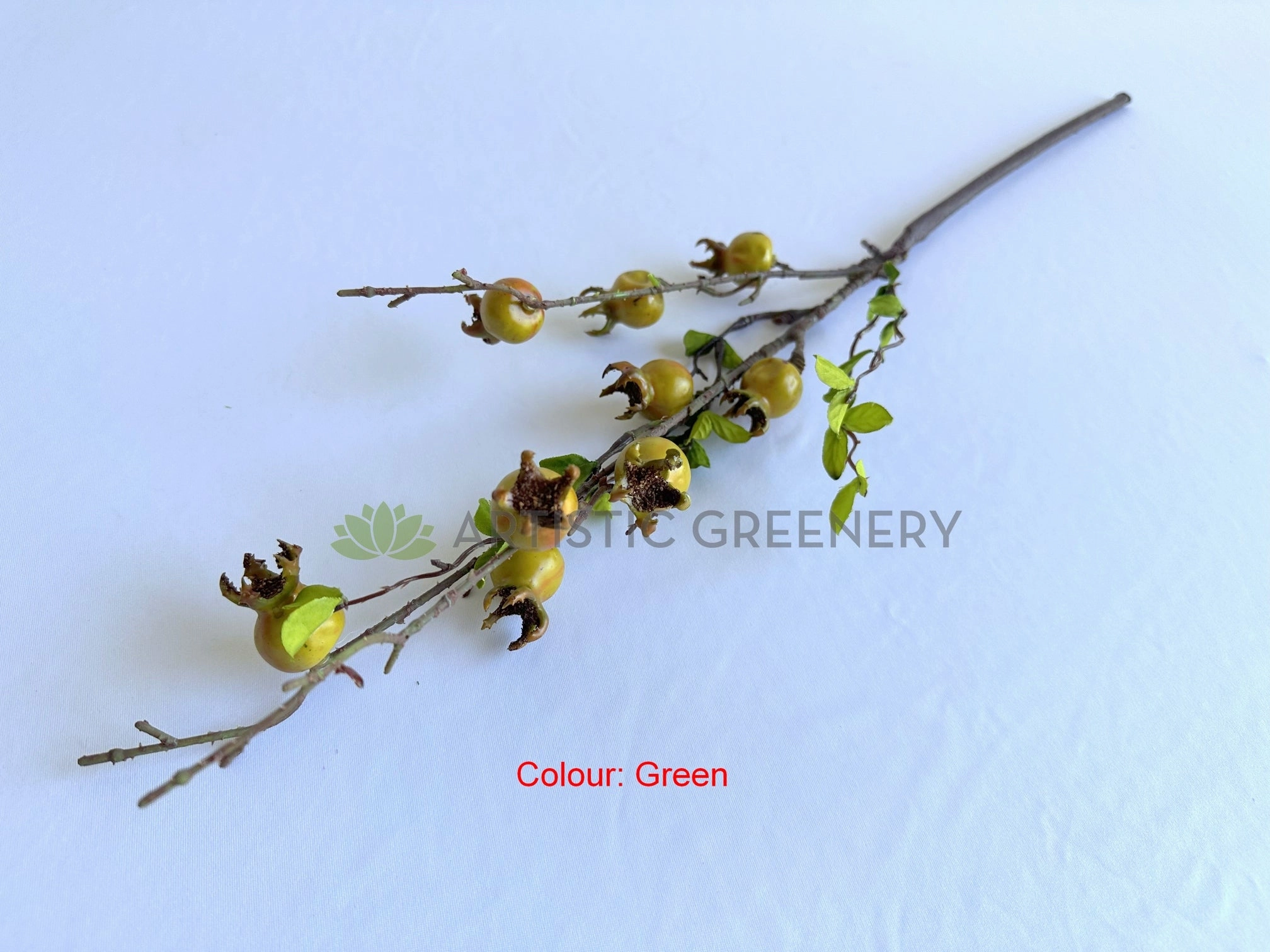 F0081 Mini Pomegranate  Spray 61cm 2 Colours