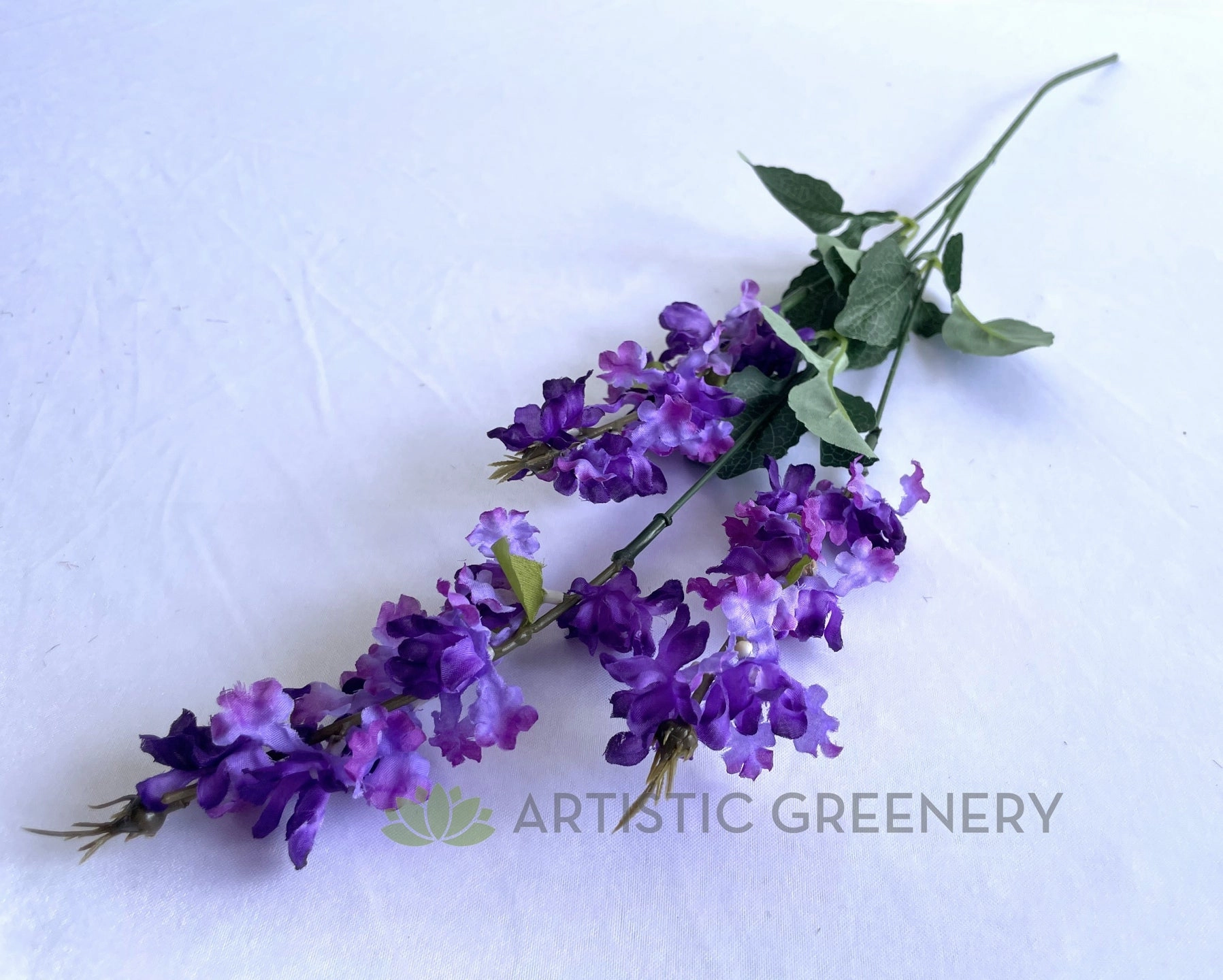 F0085 Lilac Flower Spray 62cm Purple