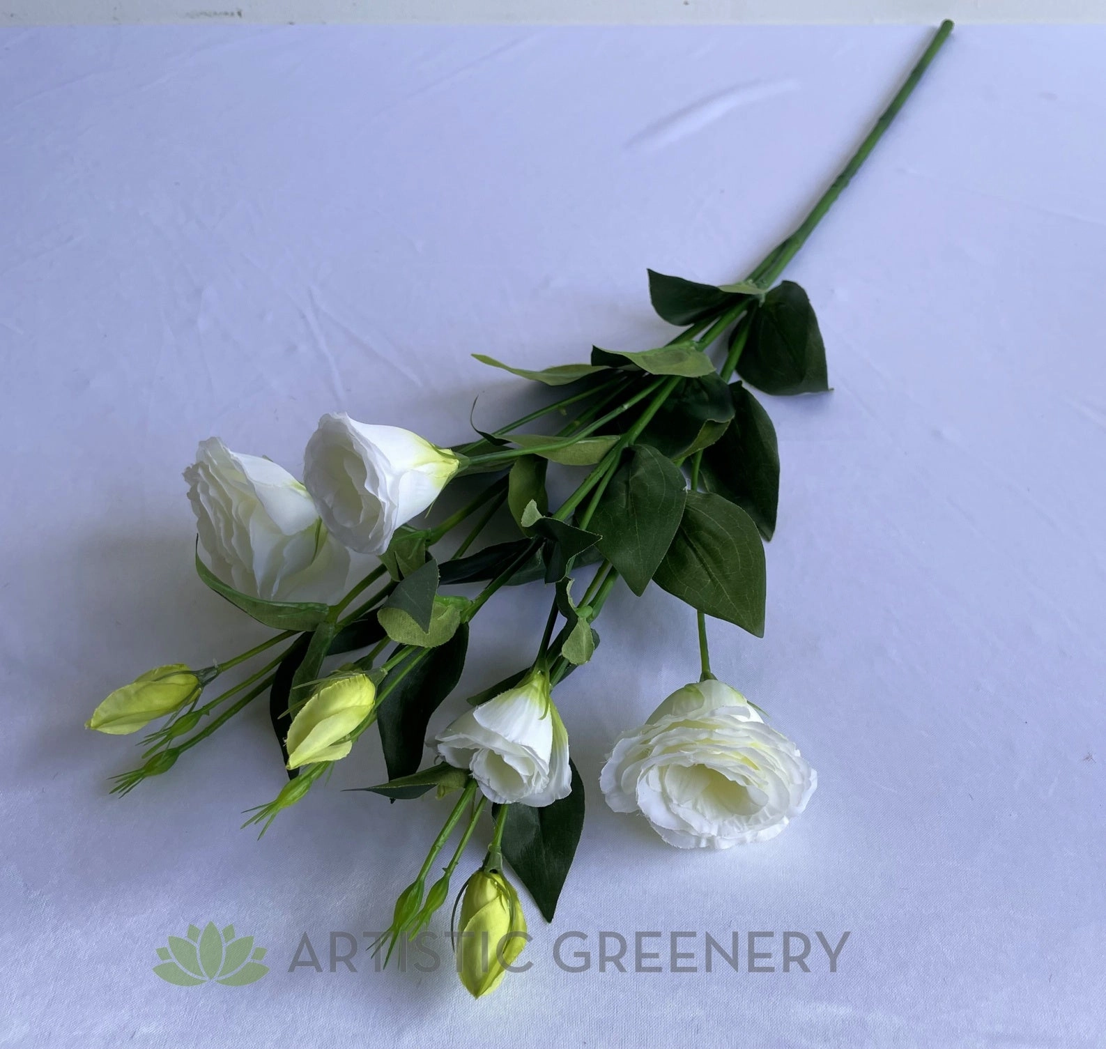 F0087L Lisianthus Spray 76cm White