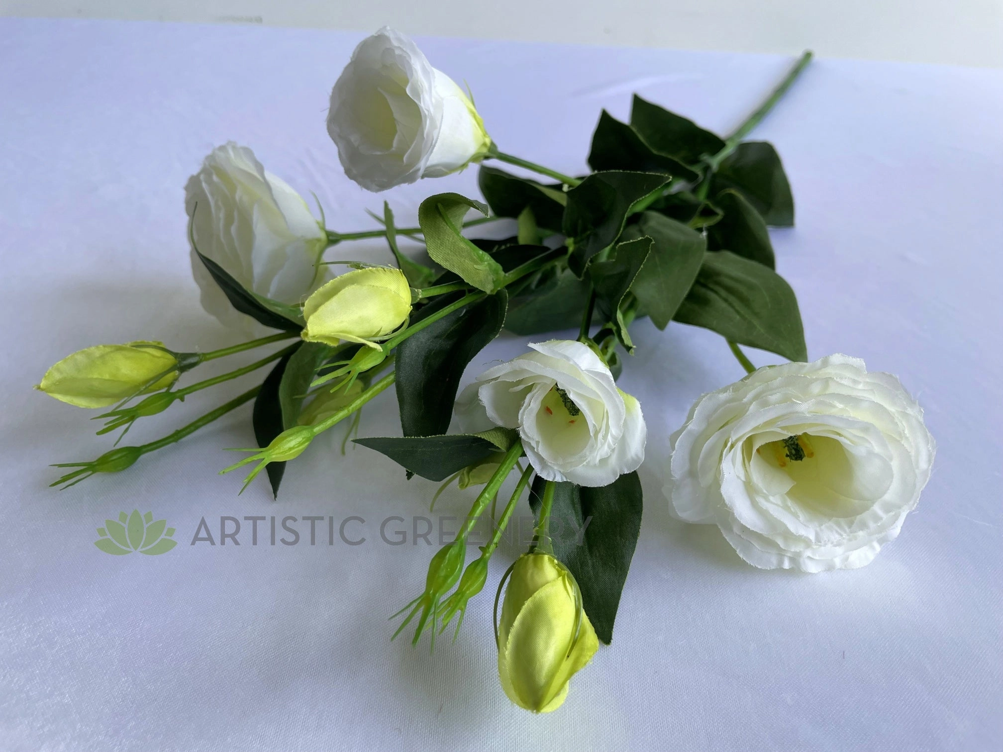 F0087L Lisianthus Spray 76cm White