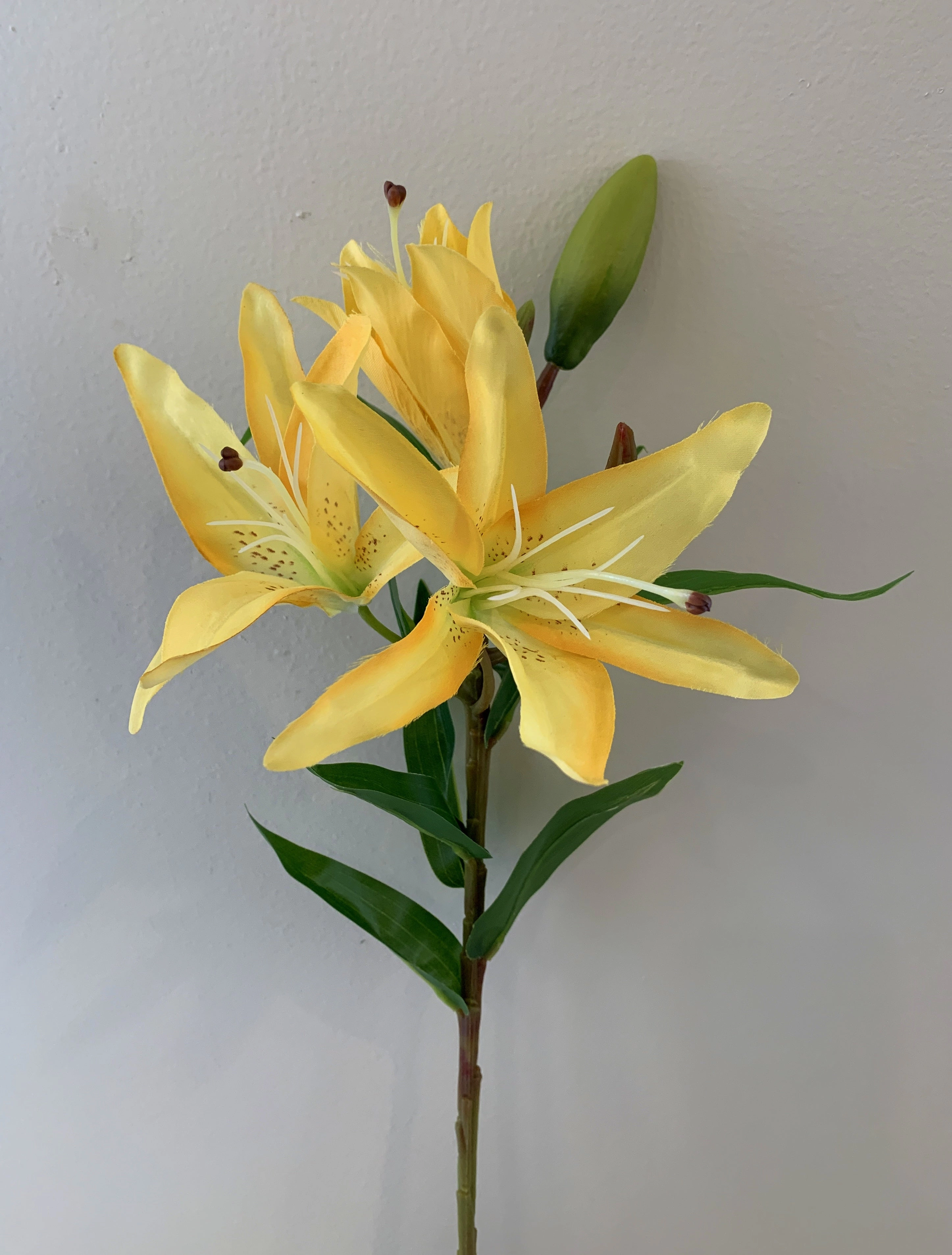 F0091 Oriental Lily Spray 65cm 5 Colours