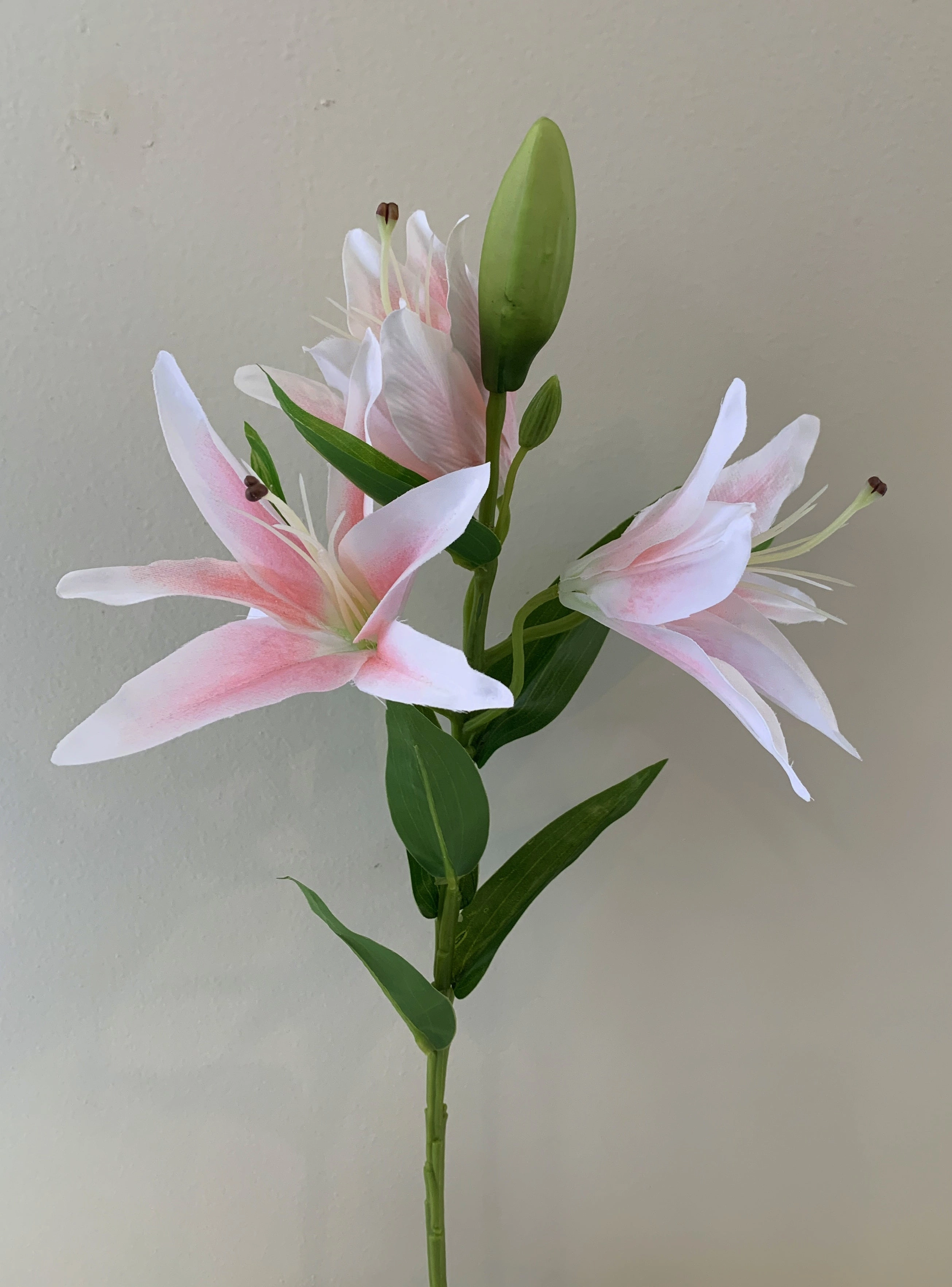 F0091 Oriental Lily Spray 65cm 5 Colours