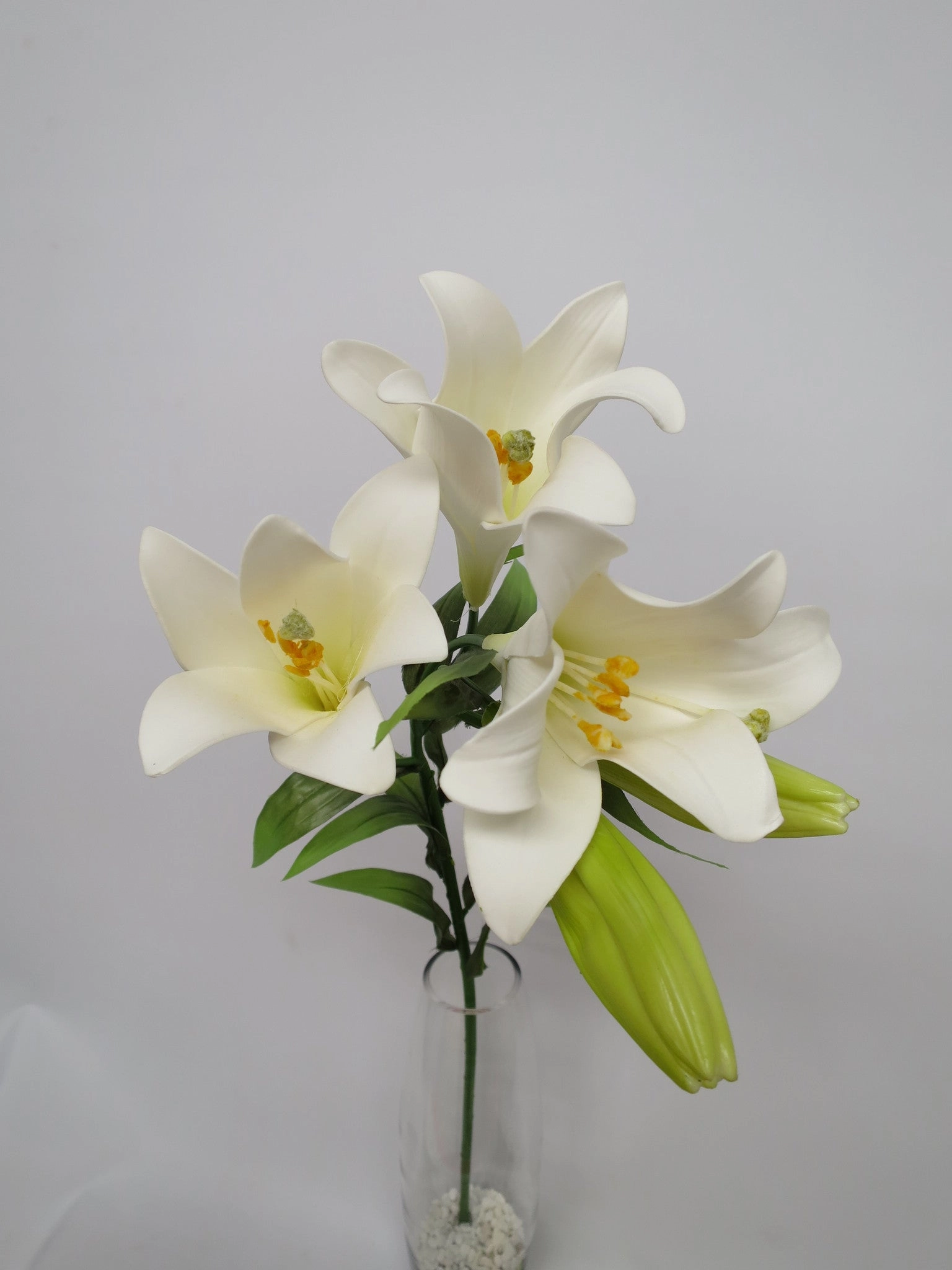 F0108 Christmas Lily Real Touch 87cm 3 Colours
