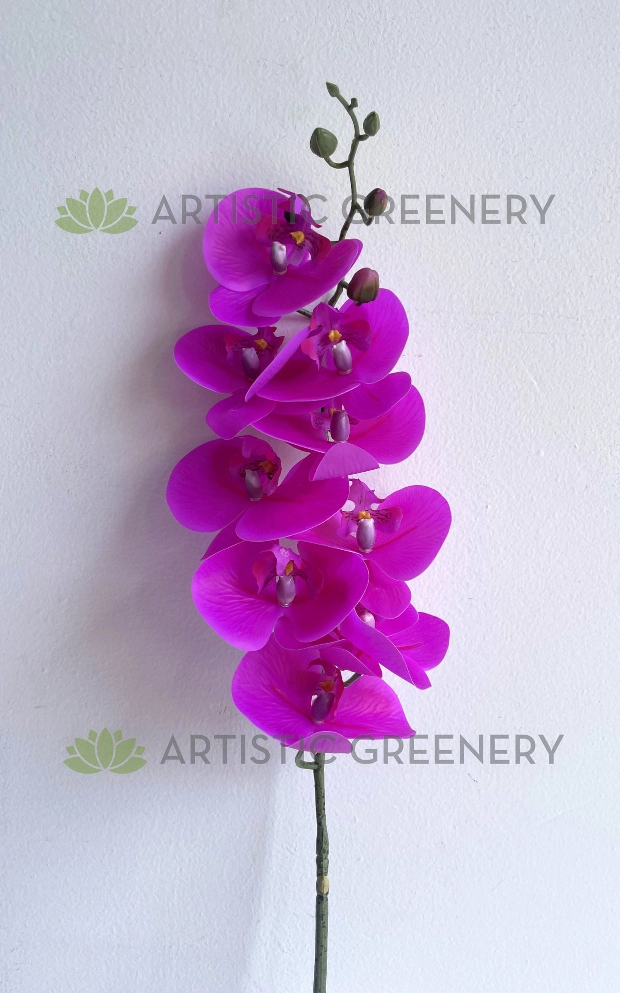 F0142NEW Phalaenopsis Orchid Spray Real Touch 94cm Pink