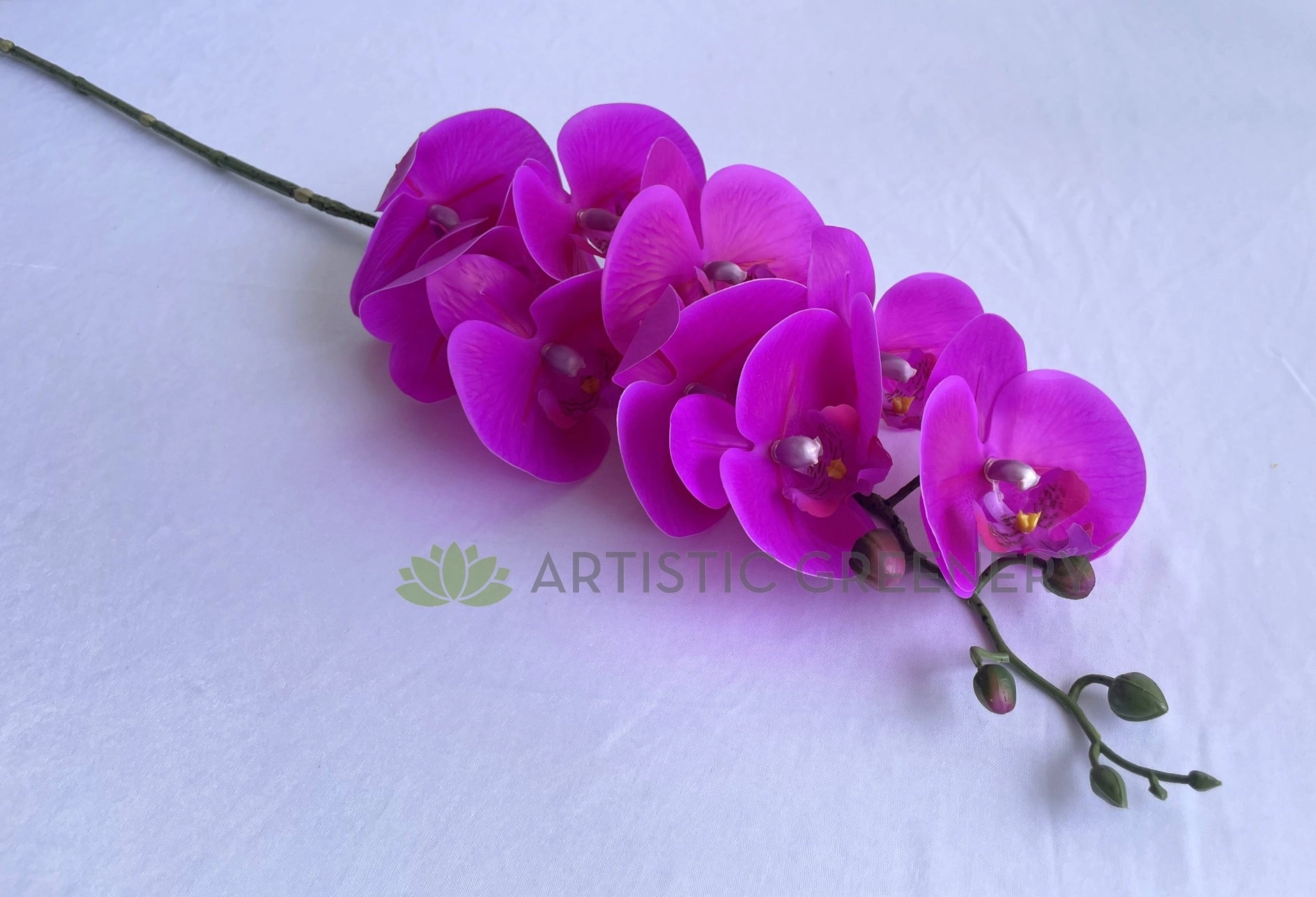 F0142NEW Phalaenopsis Orchid Spray Real Touch 94cm Pink