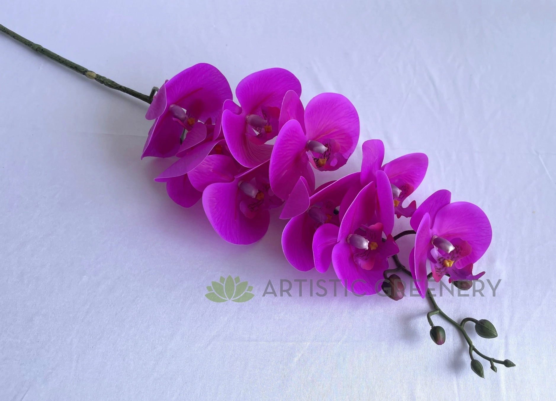 F0142NEW Phalaenopsis Orchid Spray Real Touch 94cm Pink