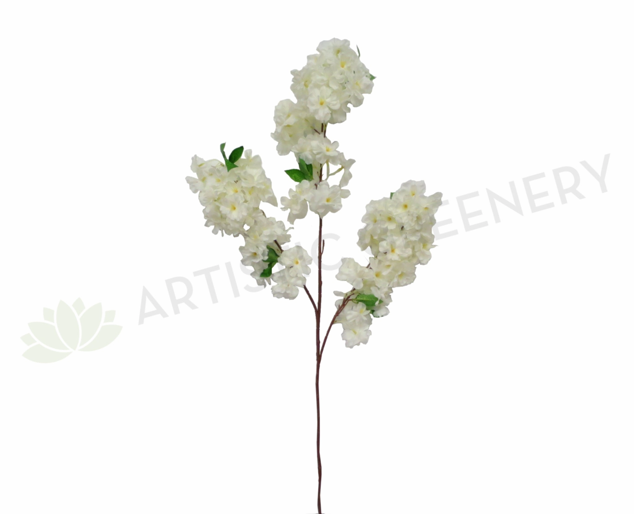 F0207 White Blossom 107cm outdoor greenery  