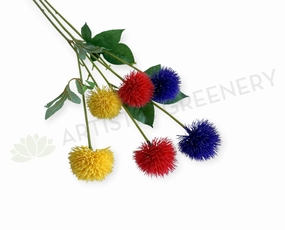 F0209-S92 Thistle Stem 60cm 3 colours outdoor greenery  