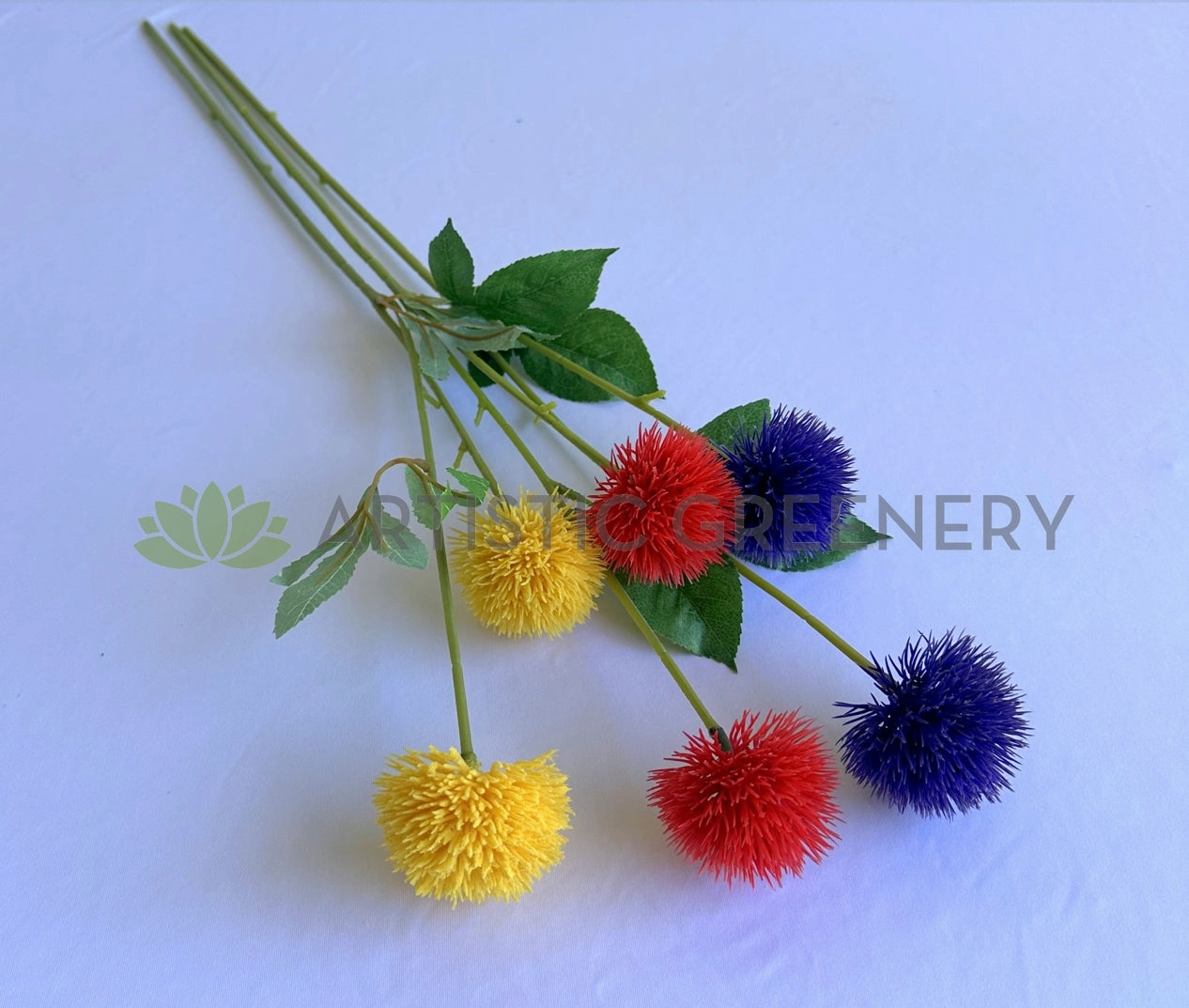 F0209-S92 Thistle Stem 60cm 3 colours