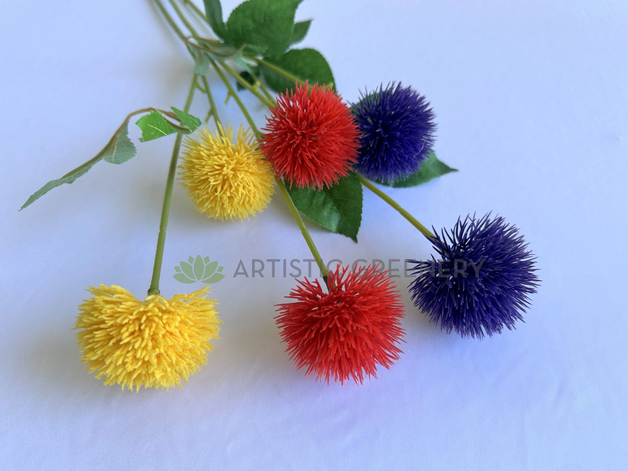 F0209-S92 Thistle Stem 60cm 3 colours