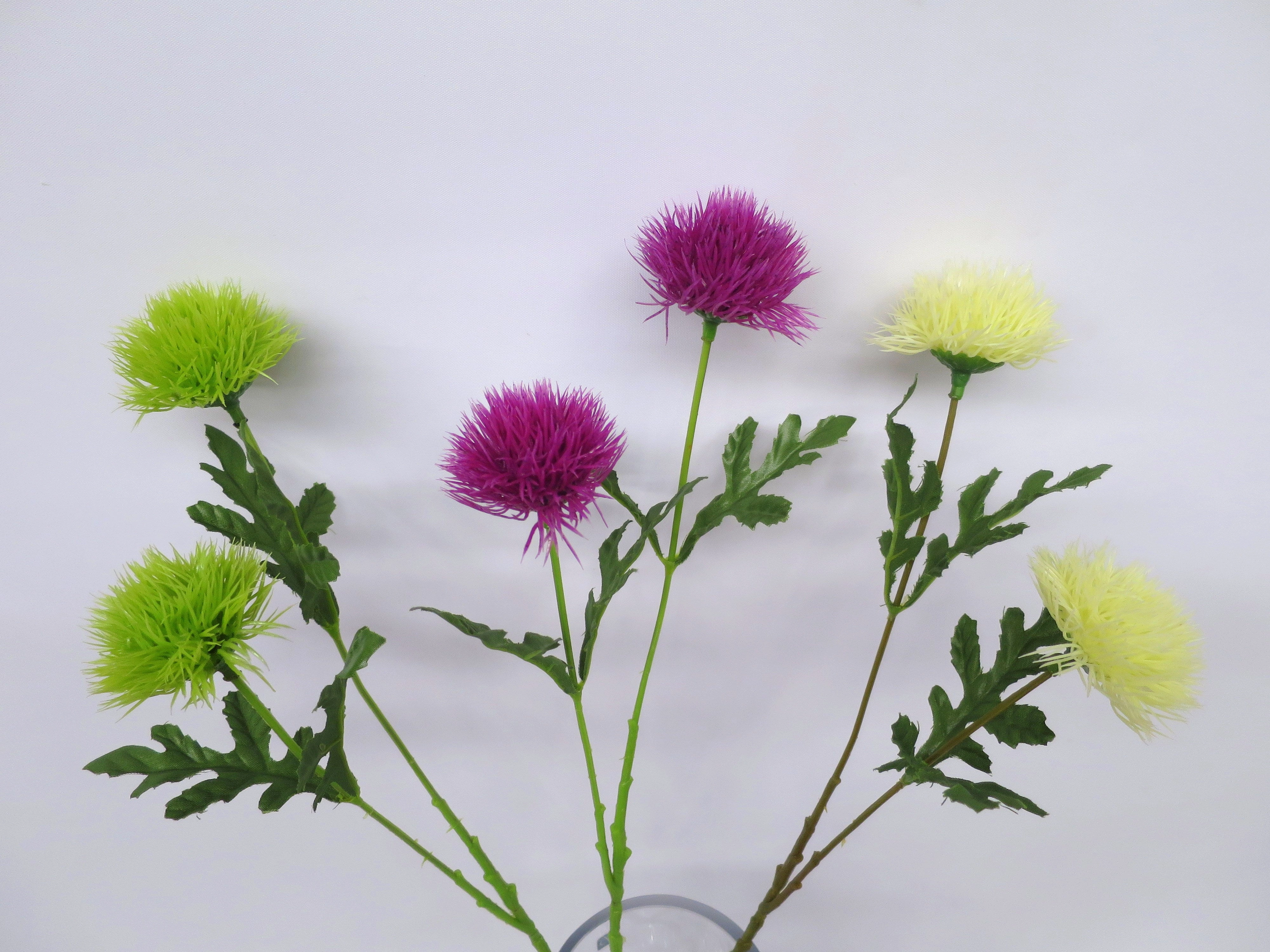 F0209 Thistle Stem 57cm 3 Colours
