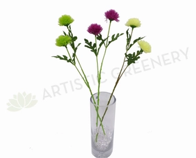 F0209 Thistle Stem 57cm 3 Colours outdoor greenery  