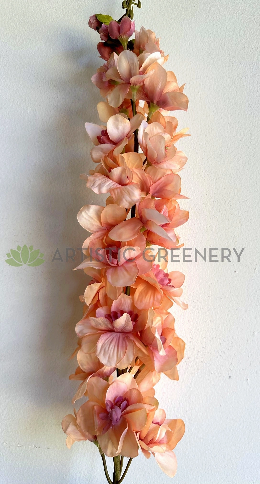 F0216L Vintage Stock Flower (Large) 125cm Vintage Pink