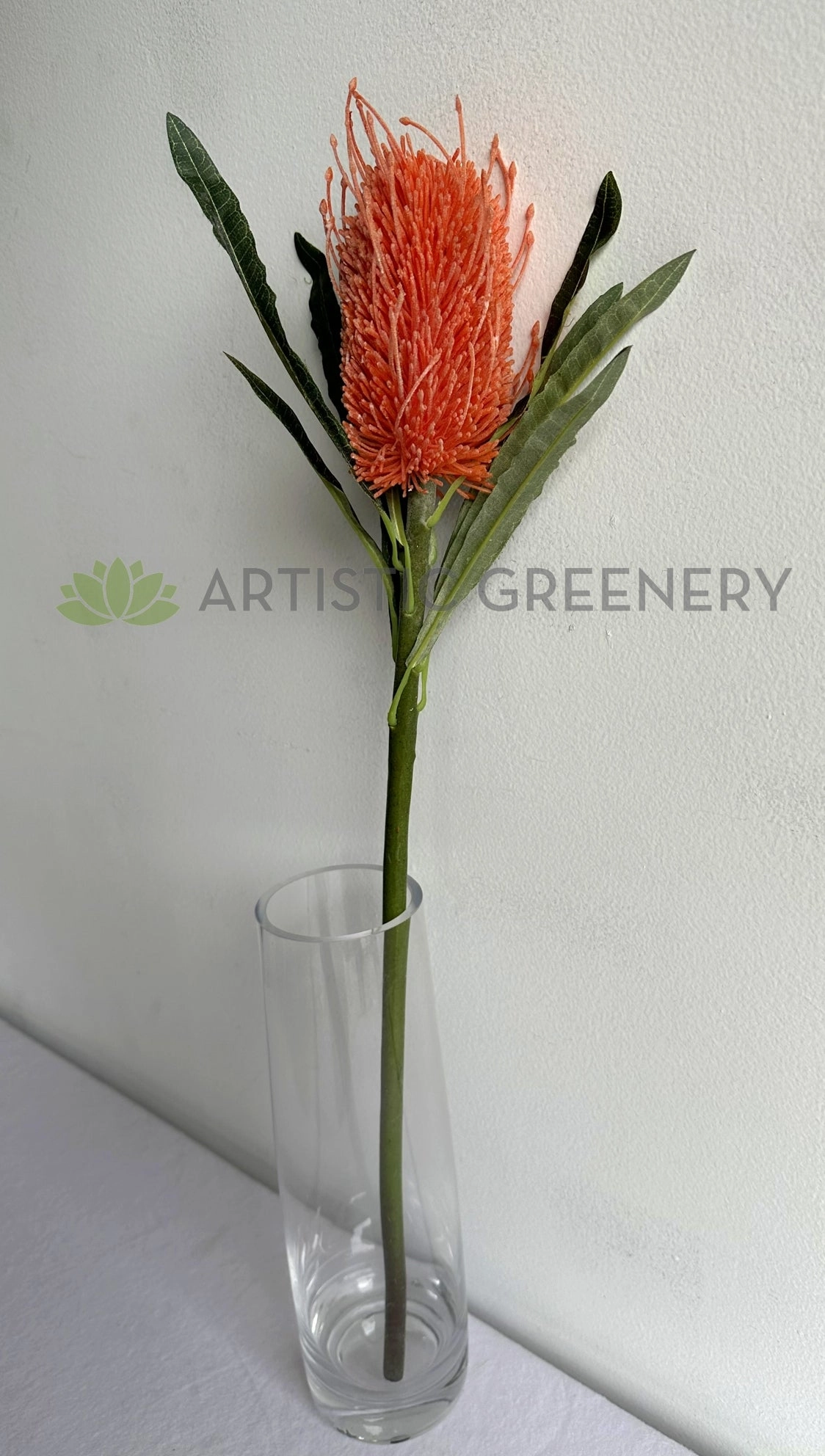 F0218 Banksia Stem 60cm Orange