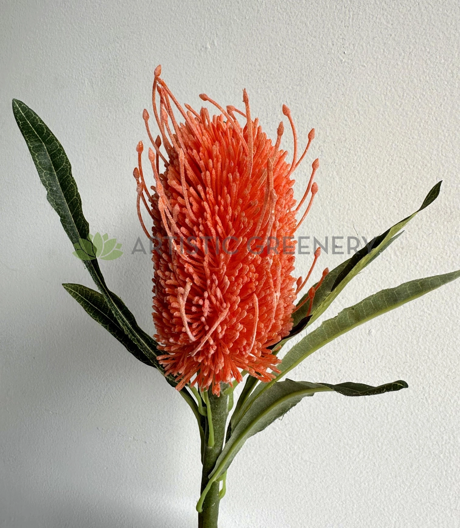 F0218 Banksia Stem 60cm Orange