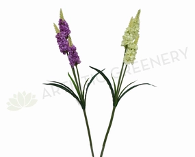 F0222 Snapdragon Spray 94cm Purple / White outdoor greenery  