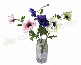 F0230 Anemone Spray 36cm 3 Colours outdoor greenery  