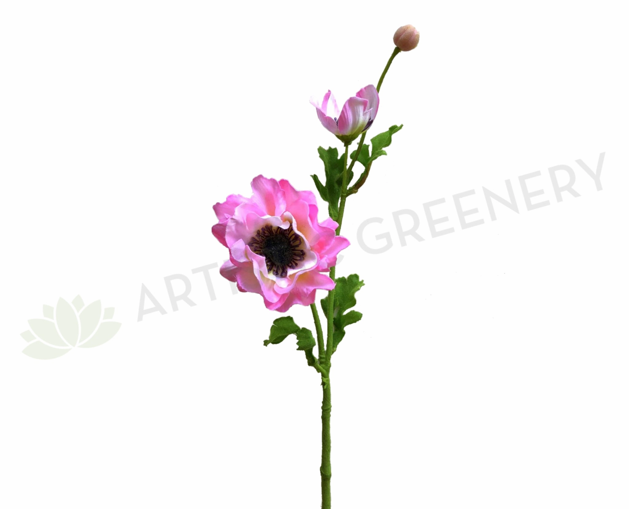 F0230 Anemone Spray 36cm Pink outdoor greenery  