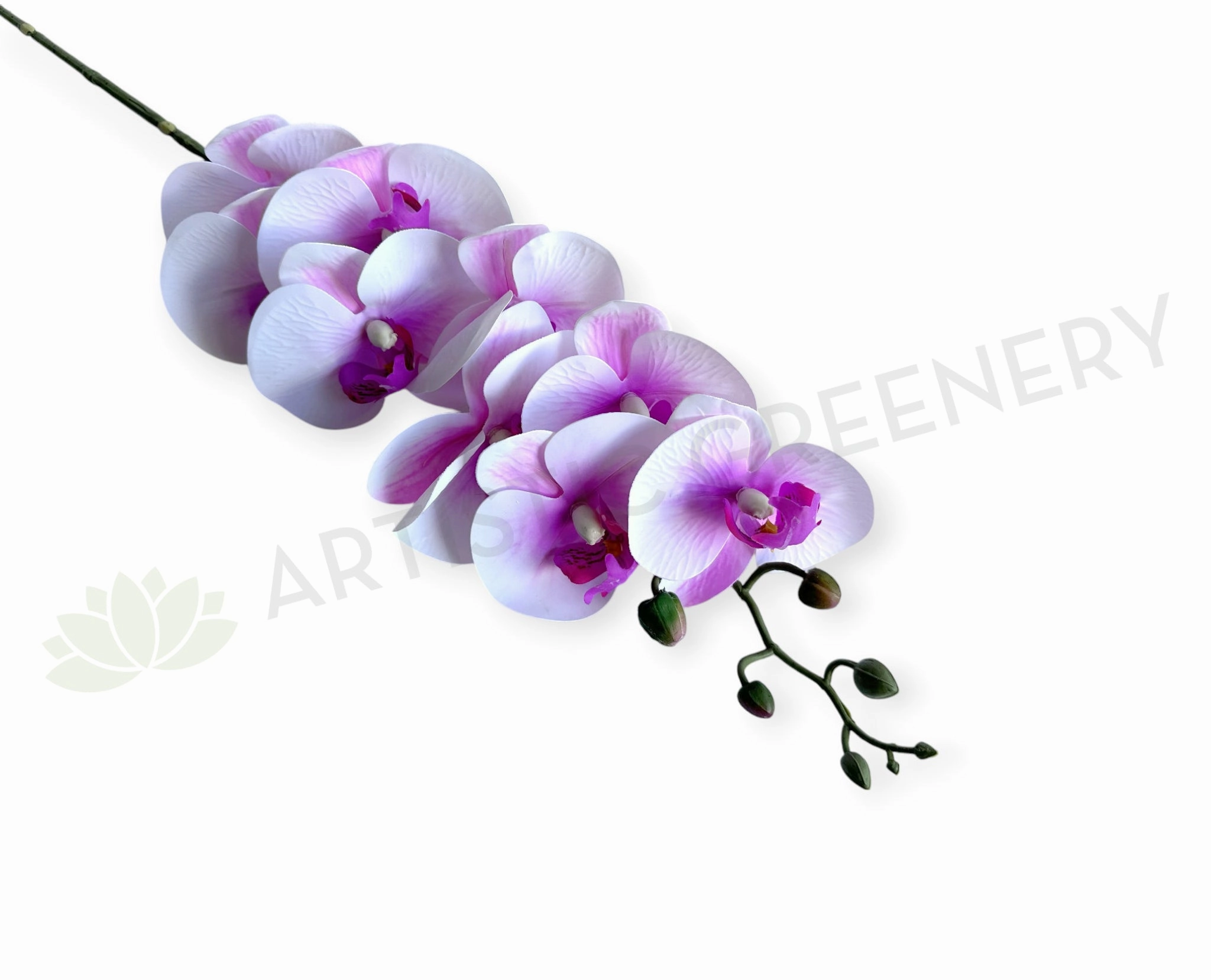 F0235-S91 Phalaenopsis Orchid 93cm Pink & White outdoor greenery  