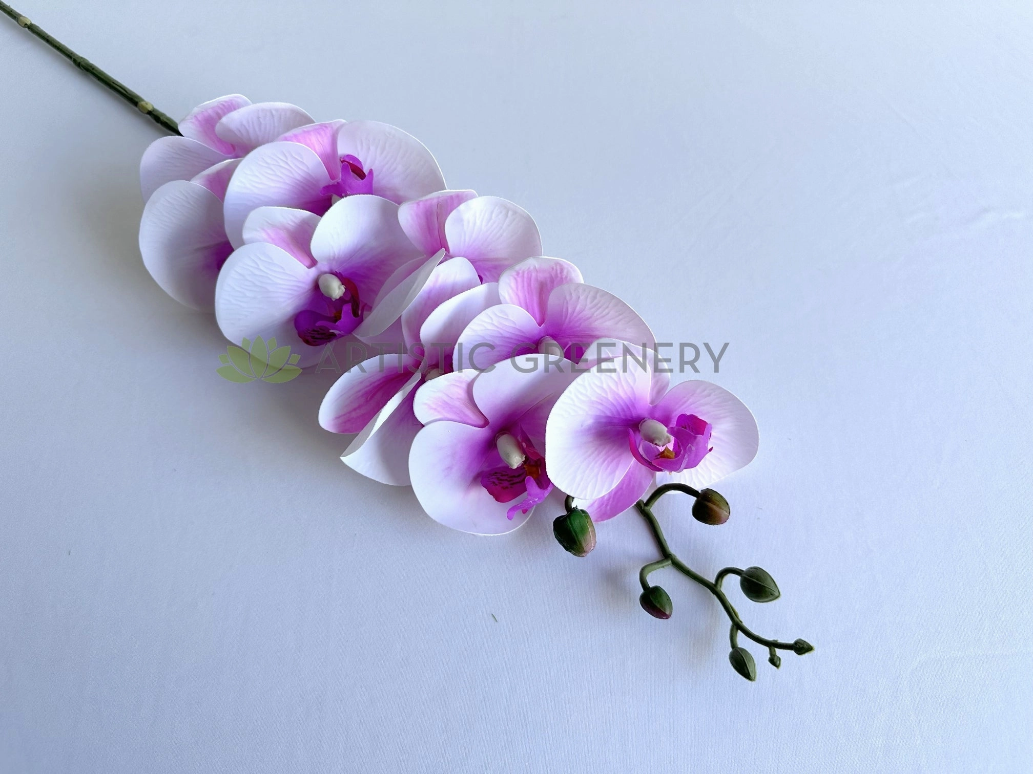 F0235-S91 Phalaenopsis Orchid 93cm Pink & White