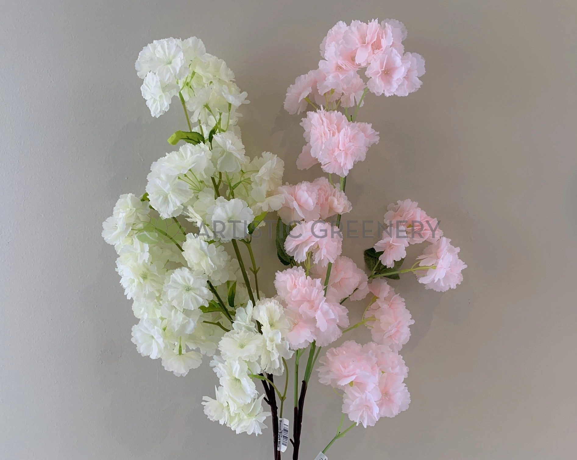 F0237NB Clearance Stock - Blossom Branch 98cm White / Light Pink