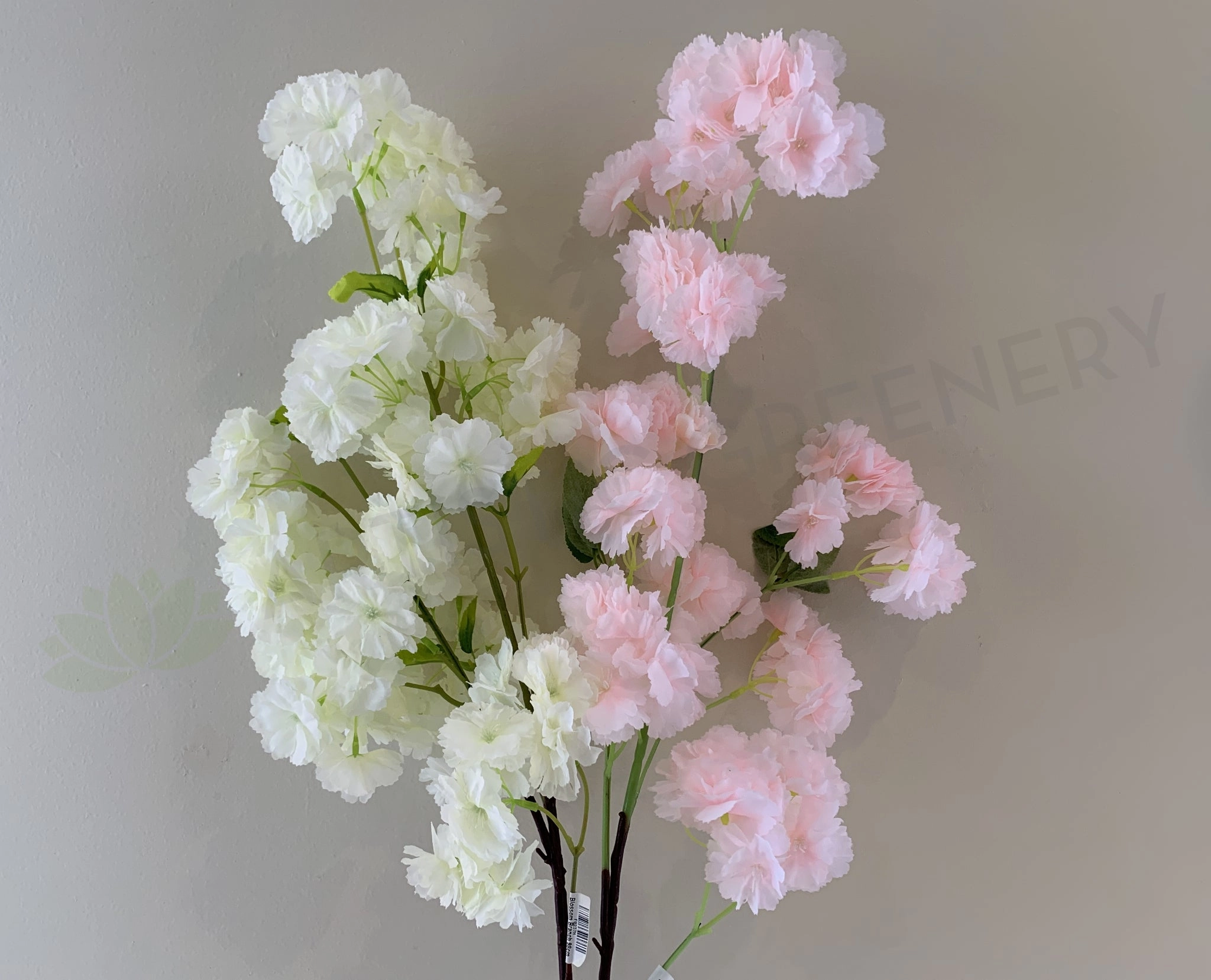 F0237NB Clearance Stock - Blossom Branch 98cm White / Light Pink outdoor greenery  