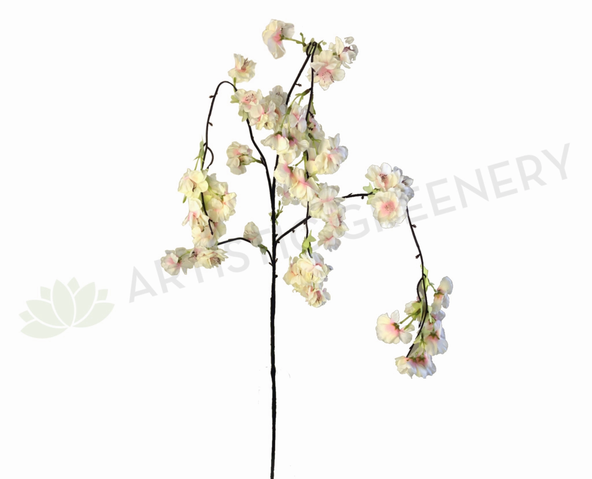F0238 Weeping Apple Blossom Branch 137cm (SPECIAL) Light Pink outdoor greenery  