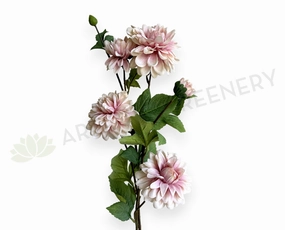 F0248LPUR Double Dahlia Spray 86cm Light Purple outdoor greenery  