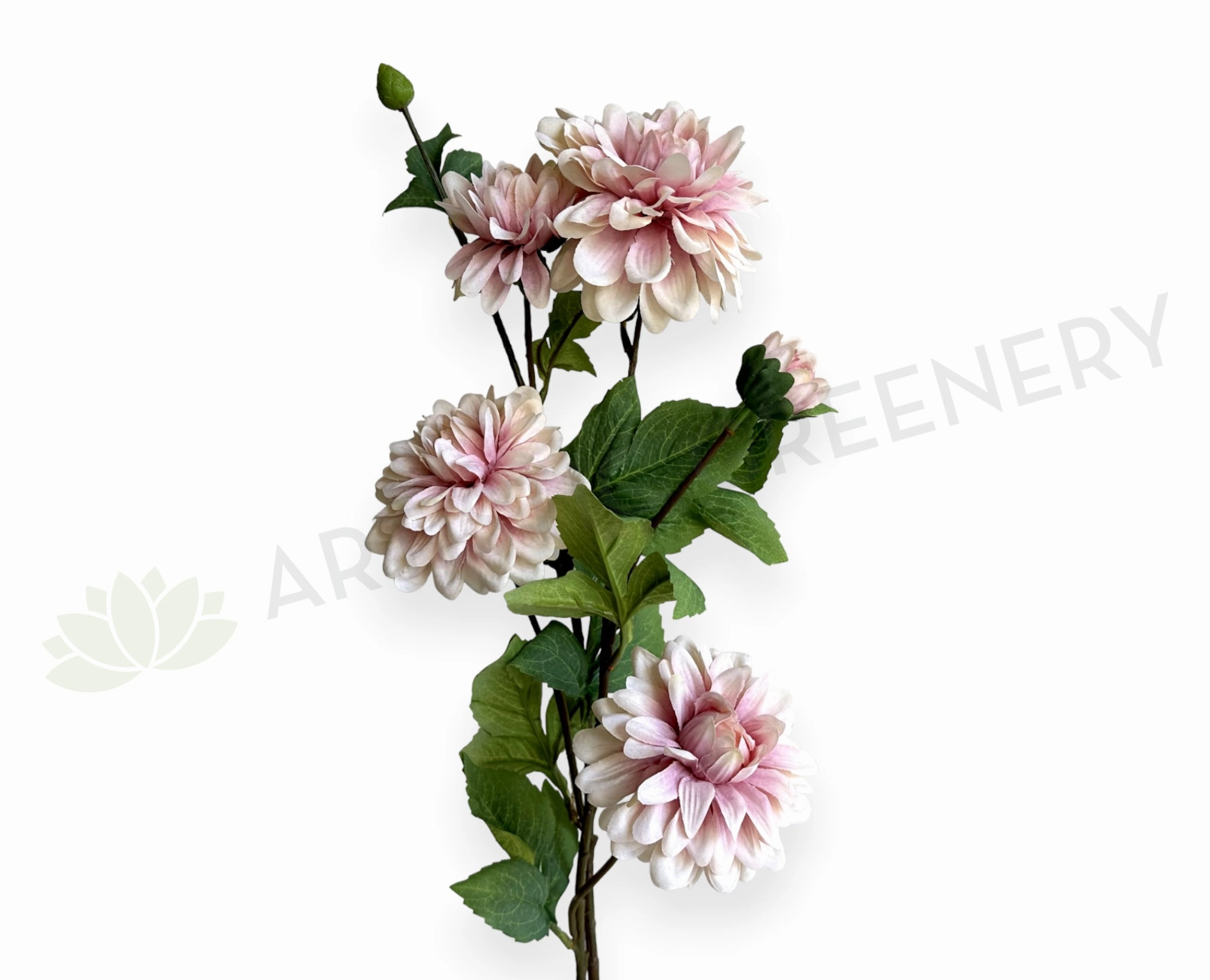 F0248LPUR Double Dahlia Spray 86cm Light Purple outdoor greenery  