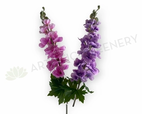 F0254-S85 Delphinium / Stock Flower 80cm (Real Touch) Pink / Lilac outdoor greenery  