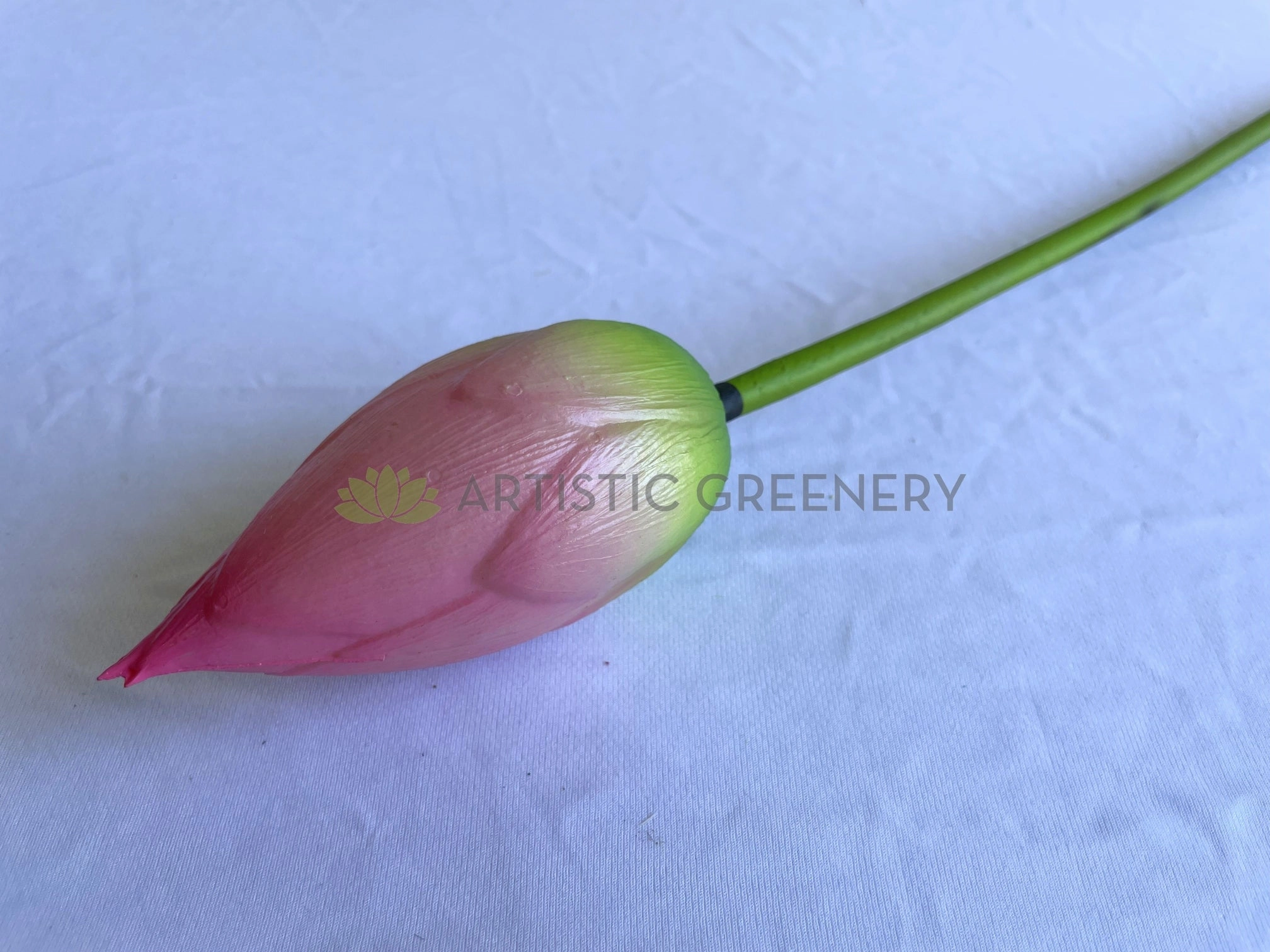 F0259 Water Lily Bud 93cm Pink / White