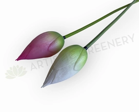 F0259 Water Lily Bud 93cm Pink / White outdoor greenery  