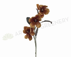 F0262 Magnolia Spray 85cm Brown outdoor greenery  