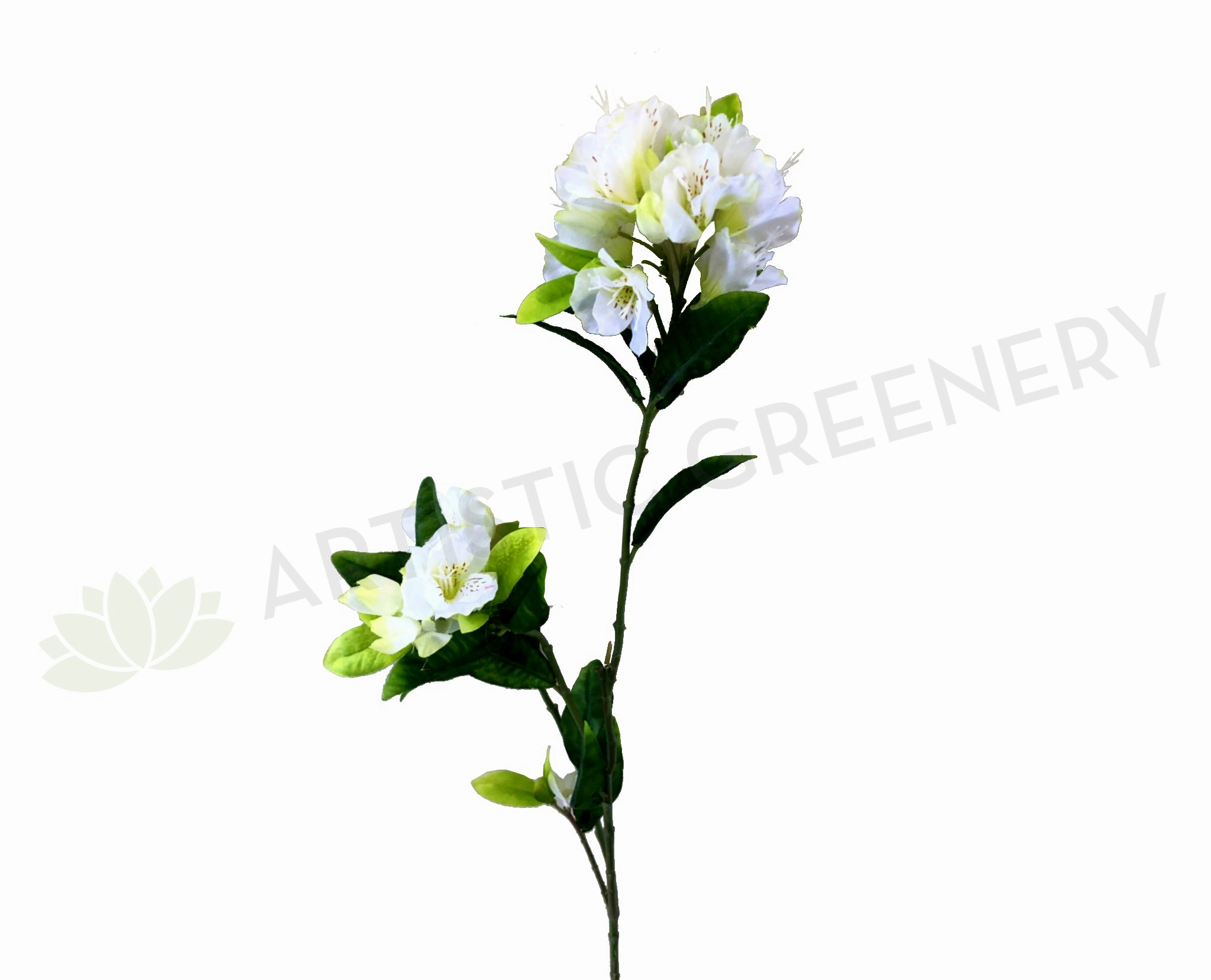 F0269 Azalea / Rhododendron Spray 94cm White outdoor greenery  