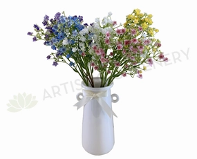 F0274 Gypsophila Flowers 50cm 6 Colours xl flower pot  