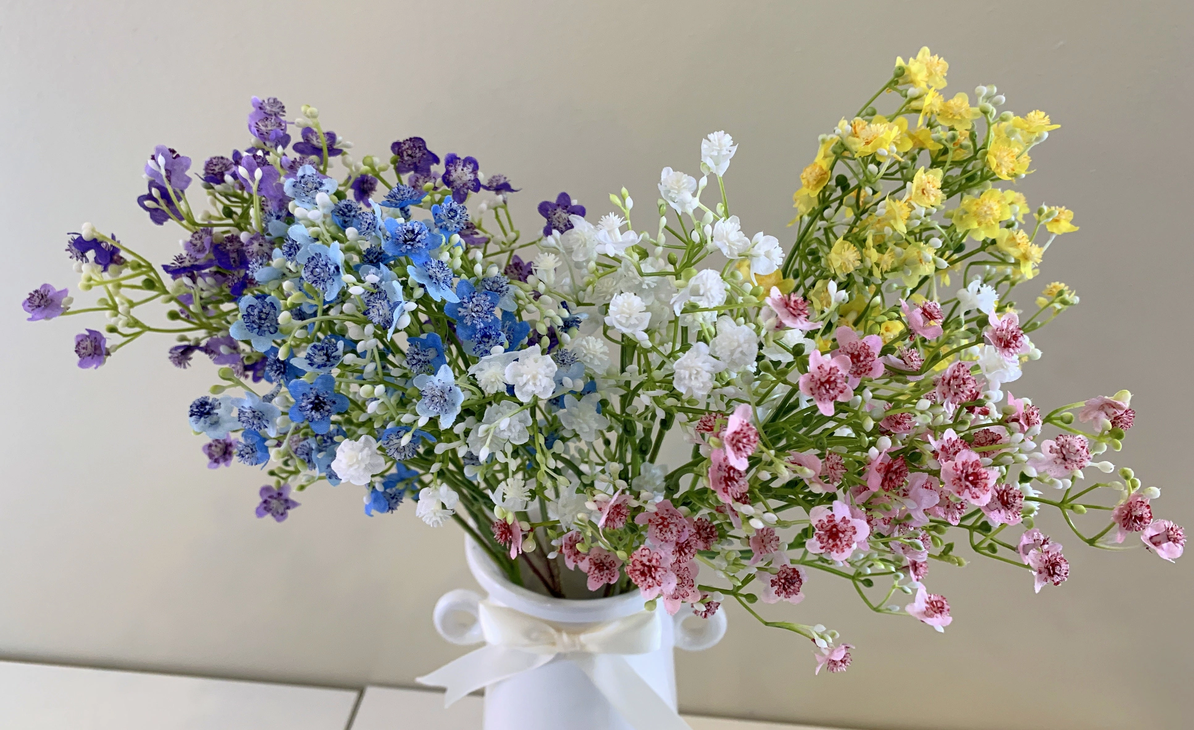 F0274 Gypsophila Flowers 50cm 6 Colours