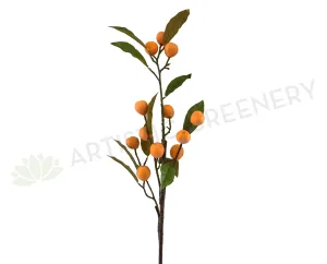 F0276 Artificial Loquat Spray 112cm dried green plant  