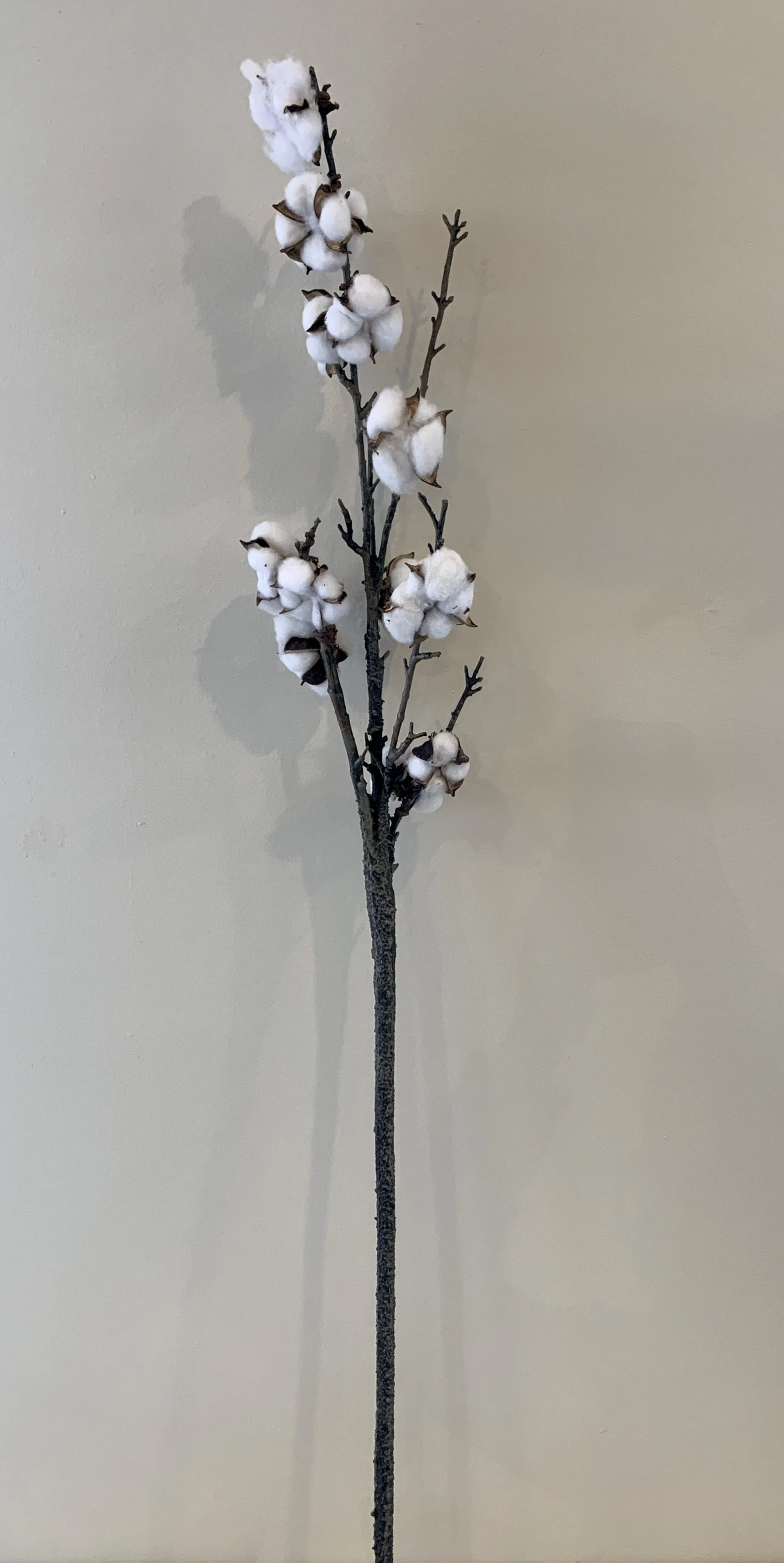 F0277 Artificial Cotton Flower Spray  Available in 2 Styles 110cm/78cm