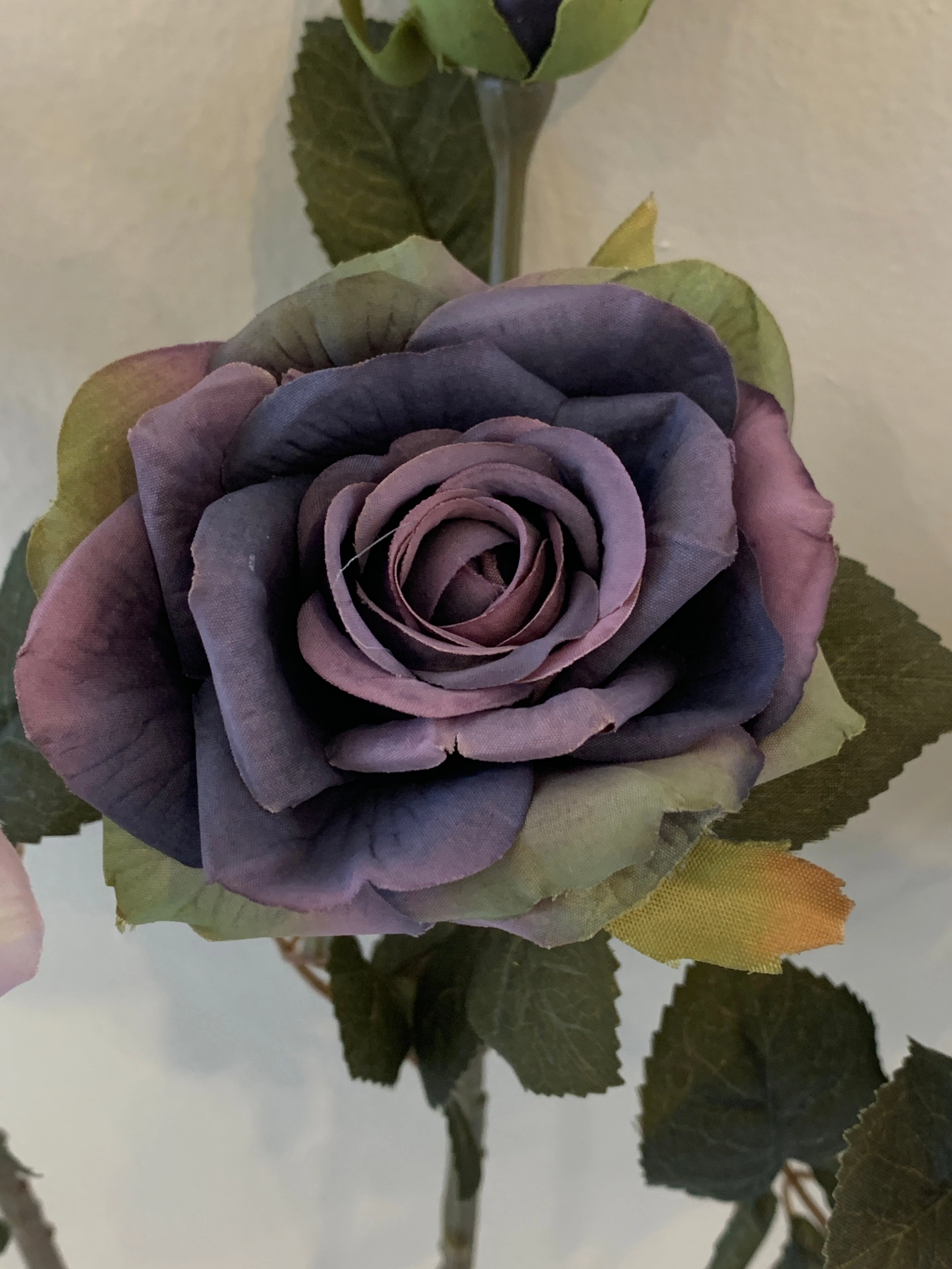 F0281 Rustic Style Rose 46cm Dusty Pink / Purple / Pink