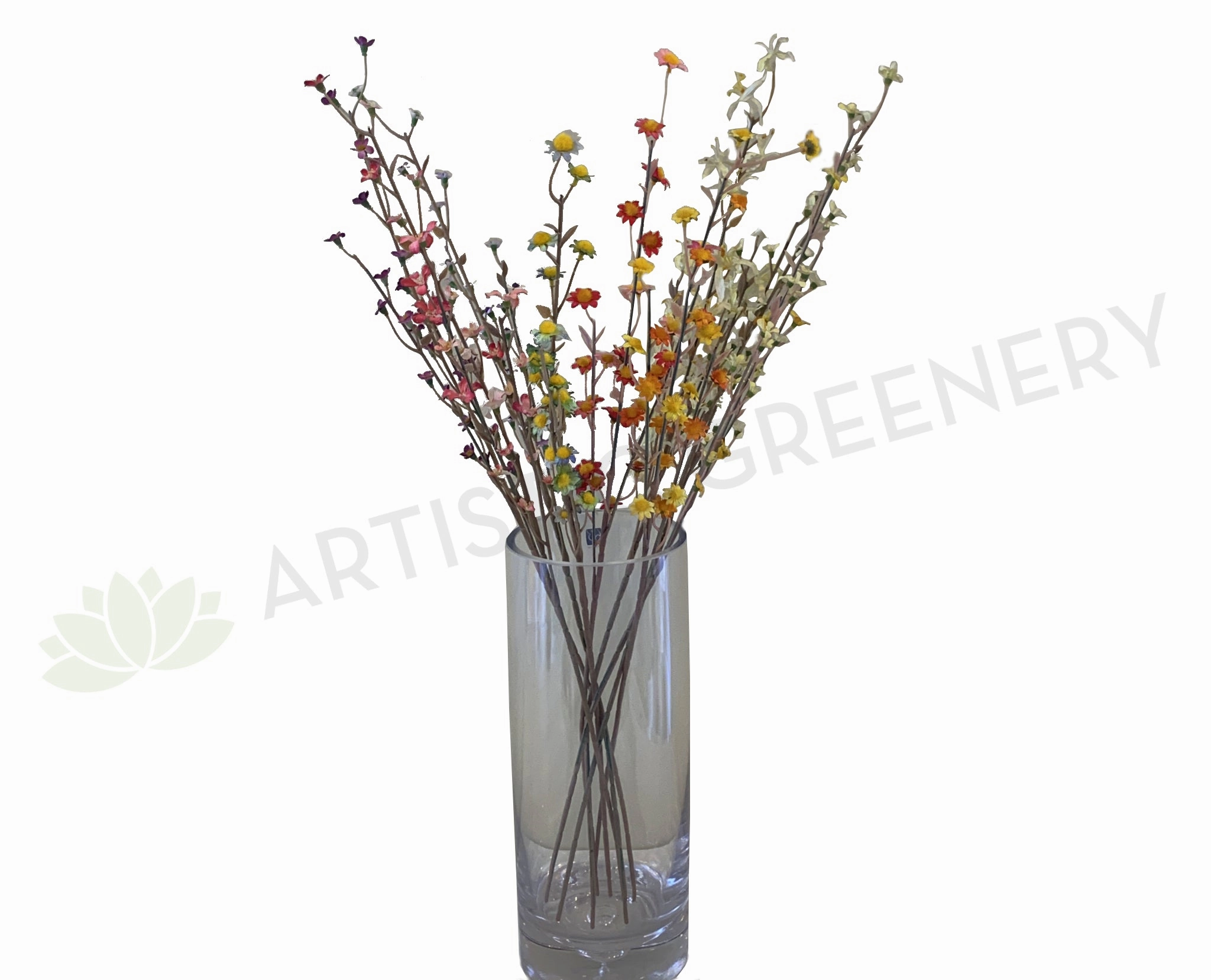 F0289 Small Wild Flower Spray 59cm 9 Styles xl flower pot  