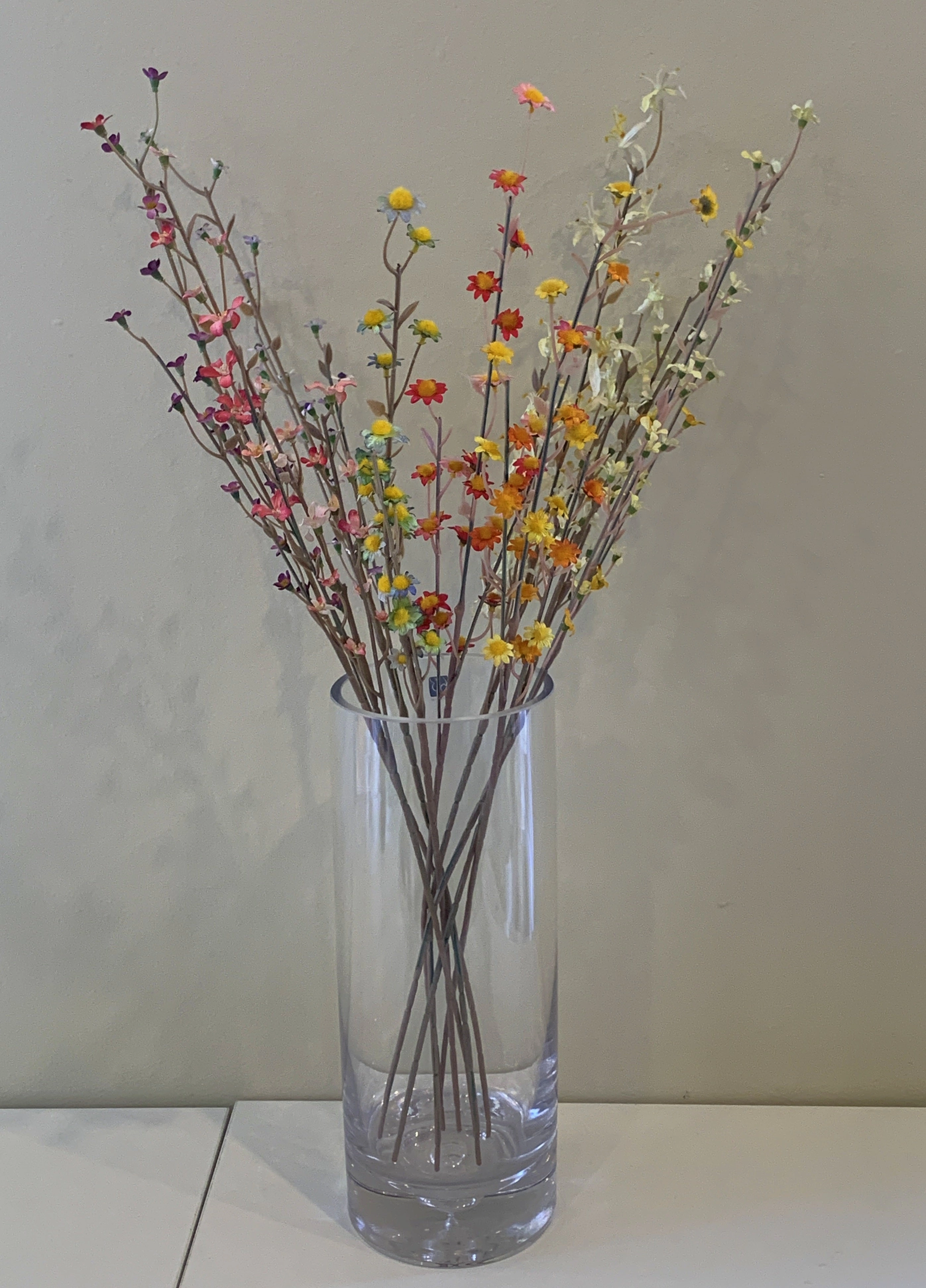 F0289 Small Wild Flower Spray 59cm 9 Styles