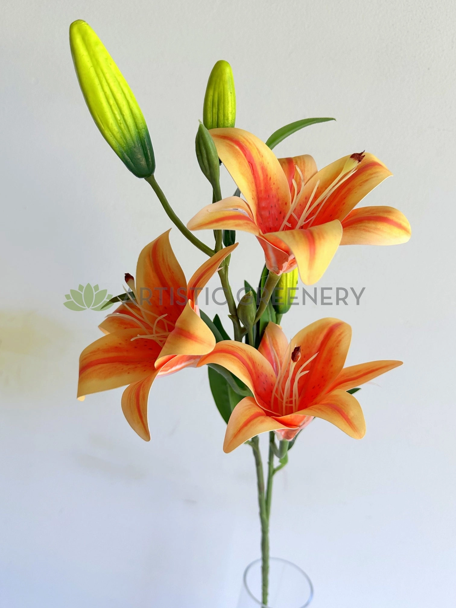 F0303 Tiger Lily 72cm Orange