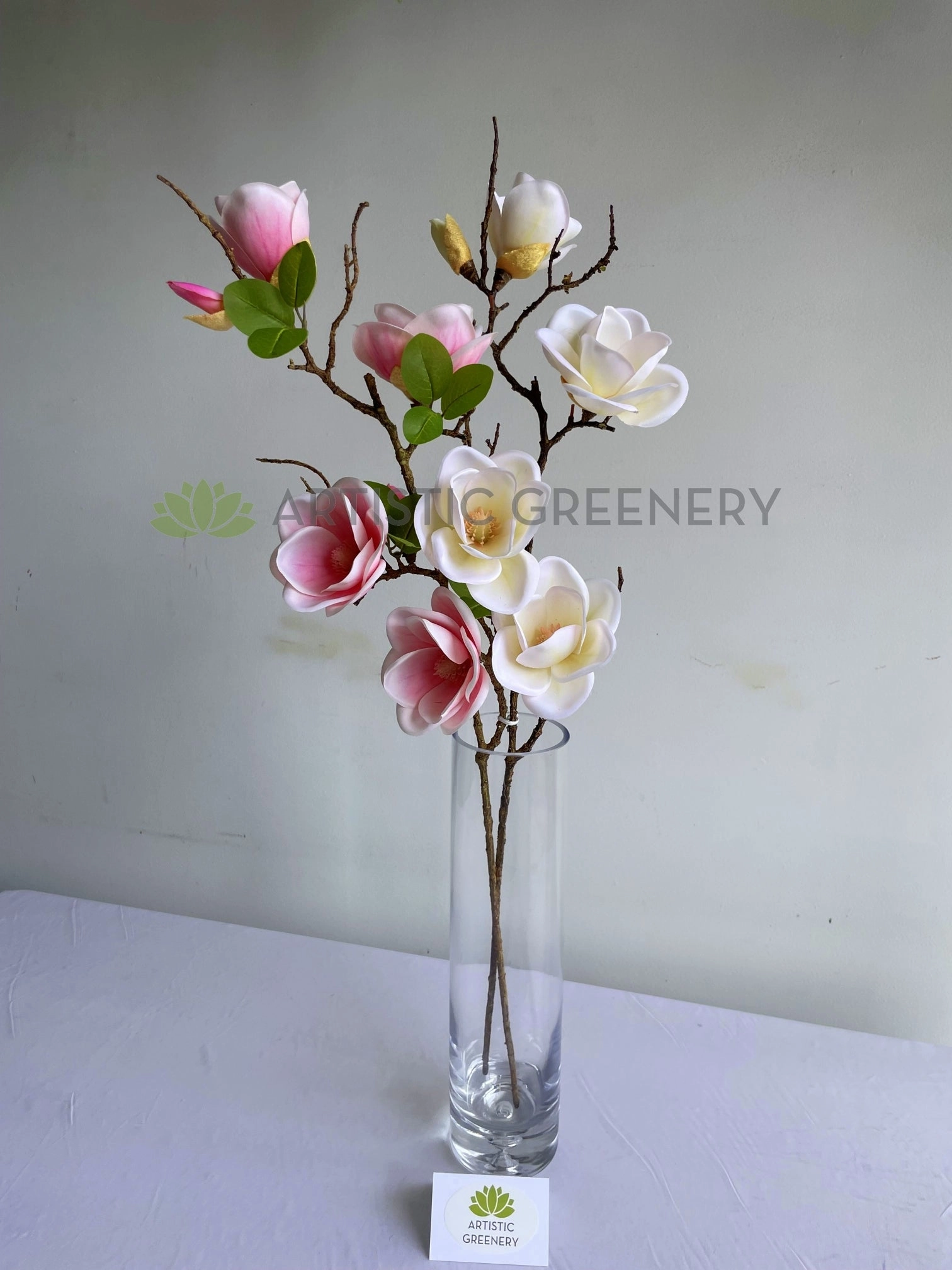 F0309S Magnolia Spray (Small) 81cm Pink / White