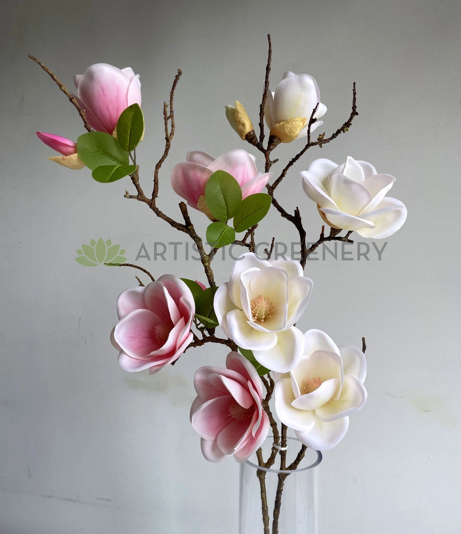 F0309S Magnolia Spray (Small) 81cm Pink / White