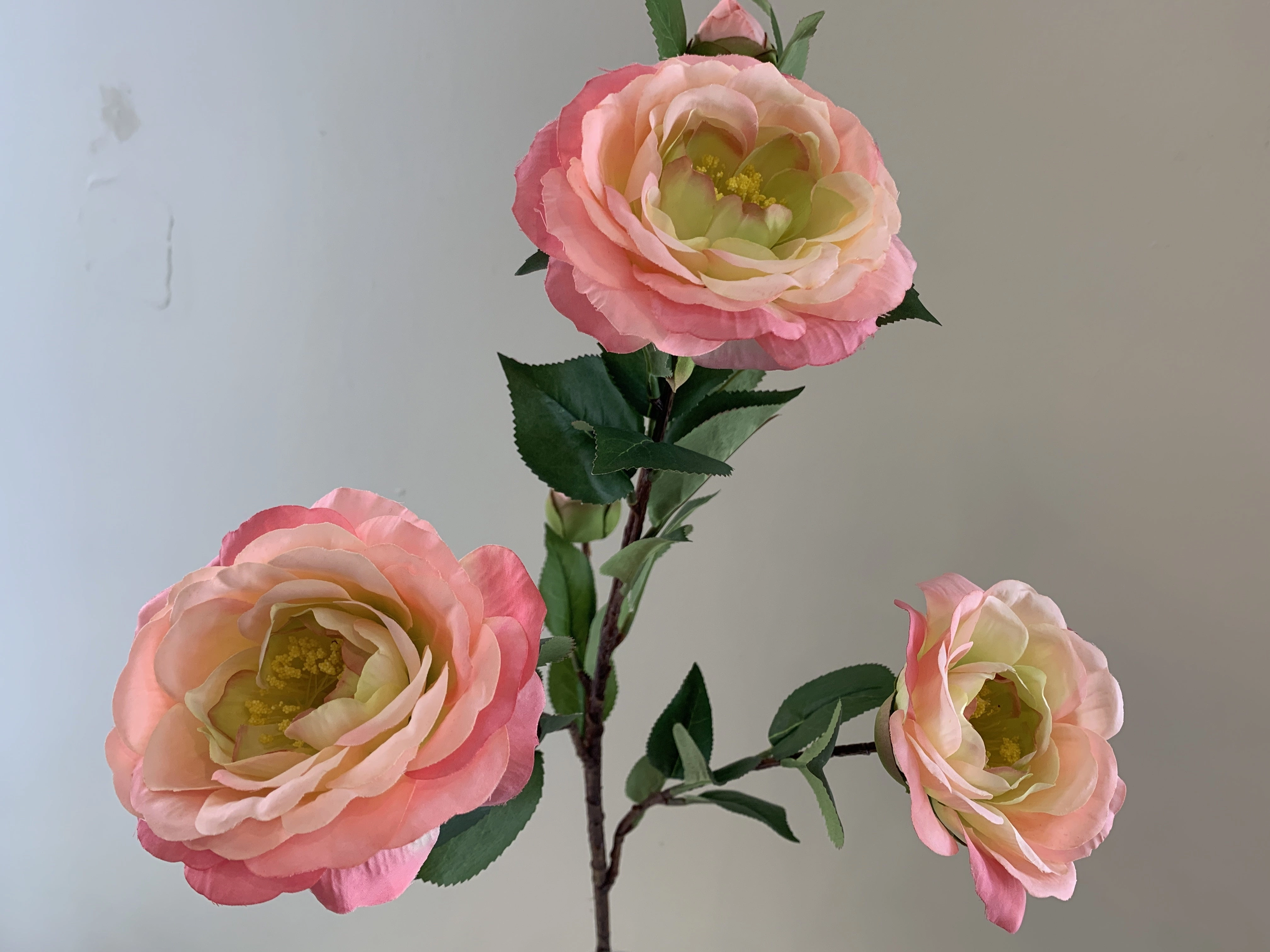 F0312 Garden Rose Spray 93cm Pink