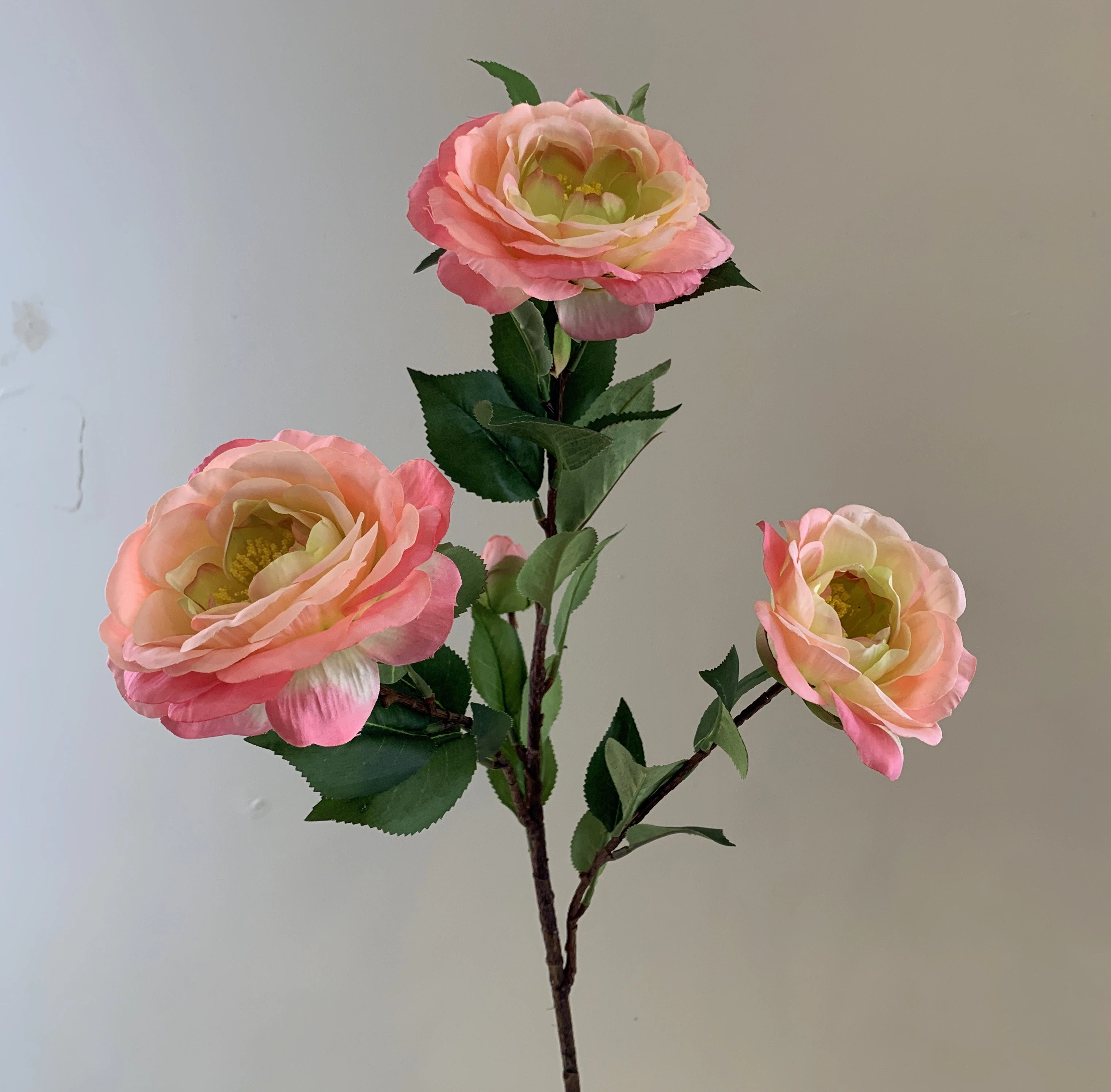 F0312 Garden Rose Spray 93cm Pink