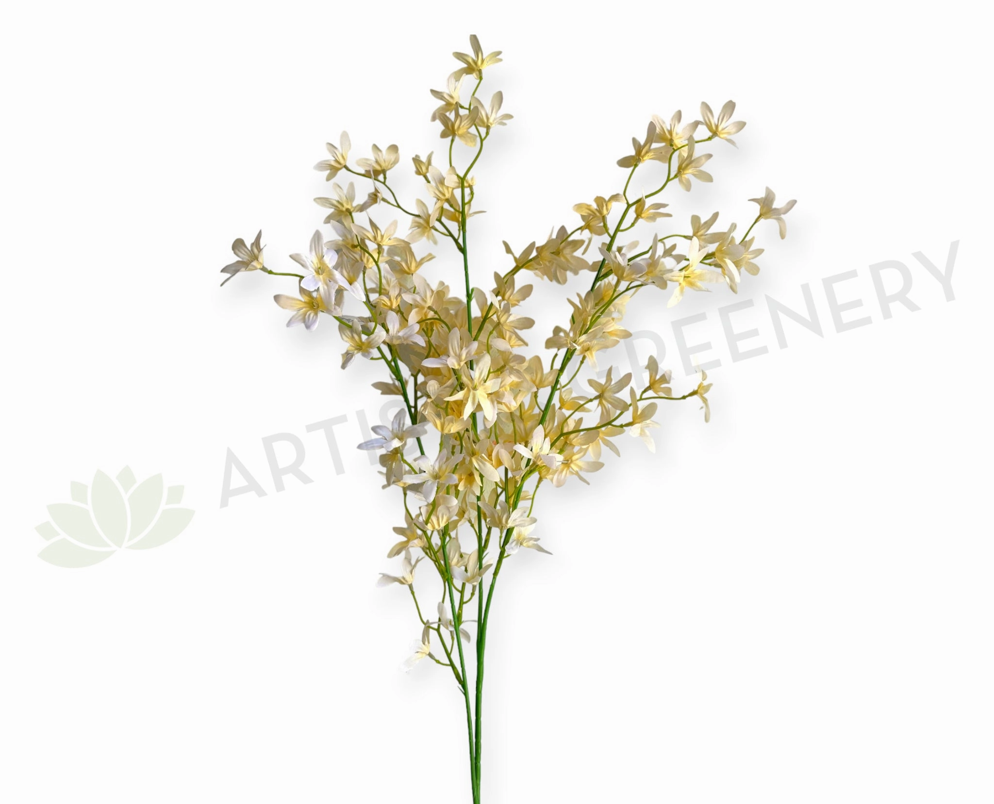 F0319 Spring Flower Spray 116cm Cream (SPECIAL) outdoor greenery  