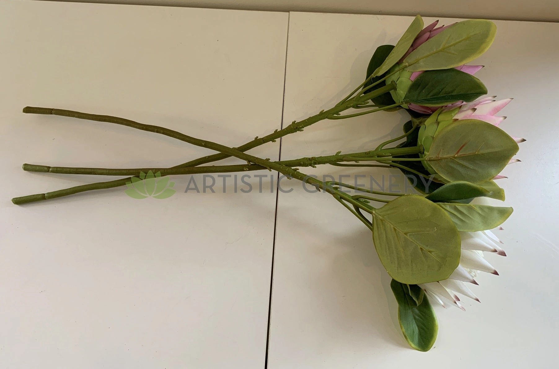 F0320 King Protea Single Stem 65cm 3 Colours
